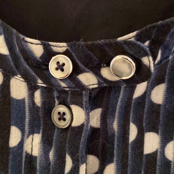 Paul Smith ‘Paul’ Banded Collar Ladies Shirt - Navy - IT 40 - Picture 9 of 10